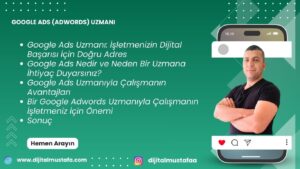 Google Ads (Adwords) Uzmanı